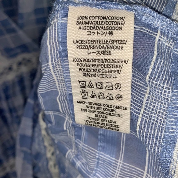 Free People Time Out Lace Trim Tunic Top sz S - Picture 3 of 6